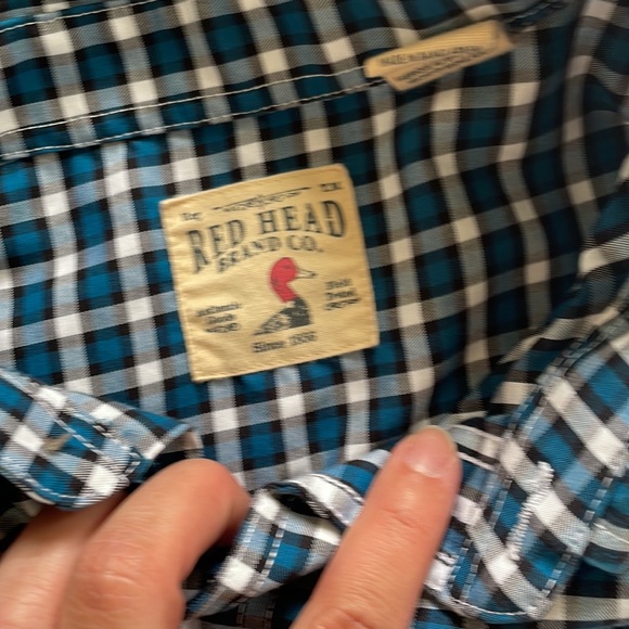 EUC Bundle of 5 RedHead long sleeve button down shirts excellent used condition - Picture 8 of 13